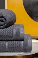 Полотенце Наполи серое 70*140 (TT-00008670)