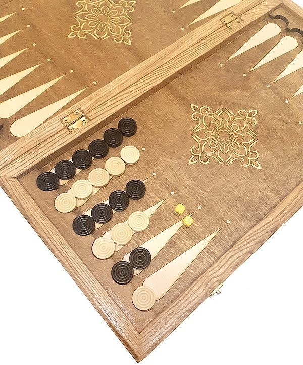 Нарды Престиж "Декея" ясень + кожа, 60, Partida (64211)