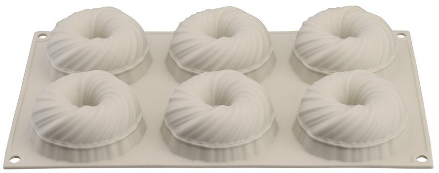 Форма для приготовления пирожных mini intreccio 18,2 х 33,7 см силиконовая (68915)