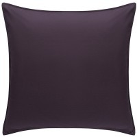 Набор наволочек из стираного перкаля сливового цвета из коллекции essential, 70х70 см (77746)