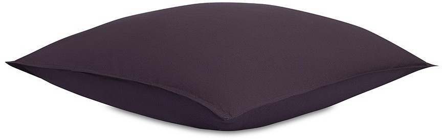 Набор наволочек из стираного перкаля сливового цвета из коллекции essential, 70х70 см (77746)