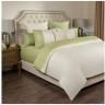 Кпб 2-х спальный "сонет" под 175*215 см, пр (цвет св зеленый) 220*250 см, нав 50*70-2 шт, 100% х/б SANTALINO (984-302)