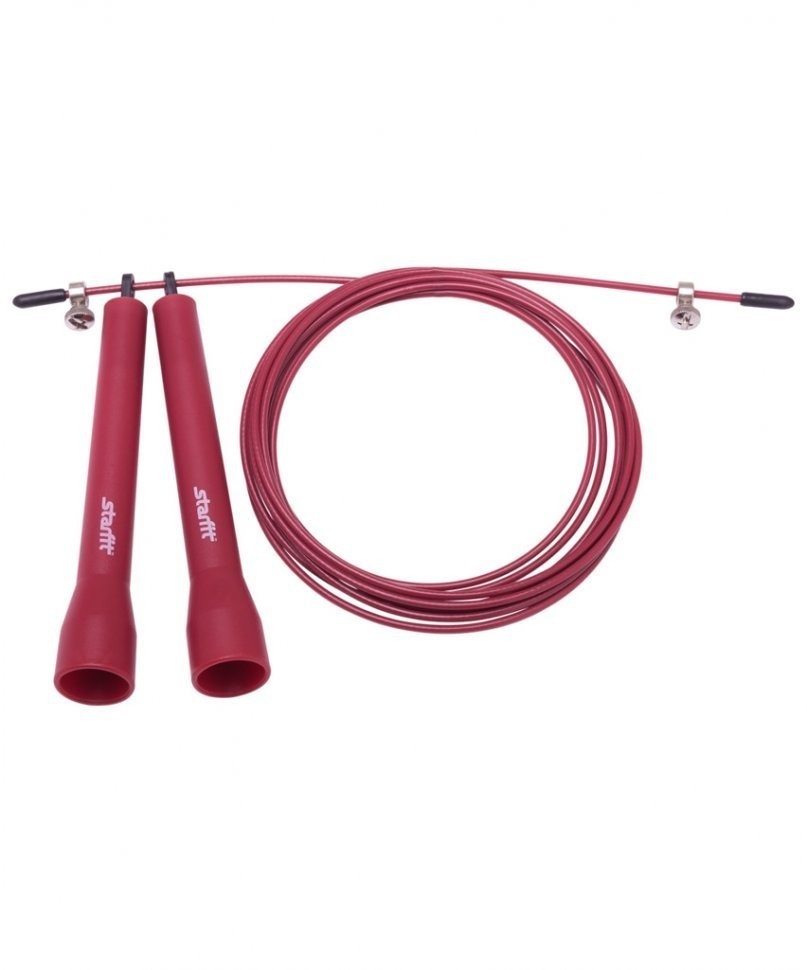 Скакалка RP-202, с подшипниками, с пластиковыми ручками, 3 м, красный (1121628)