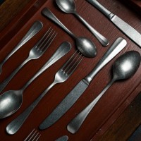 Ложка столовая 22020001, нержавеющая сталь 18/10, PVD, stone washed, PINTINOX