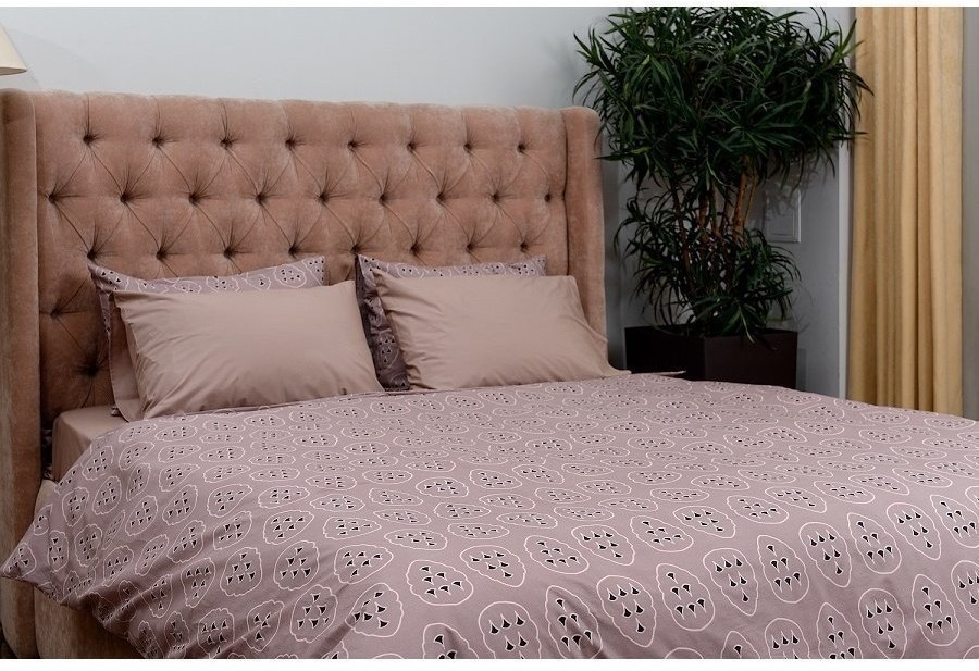 Пододеяльник из перкаля с принтом Симметрия леса russian north, 200х220 см (67352)