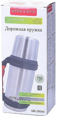 Термос 750 мл из нержавеющей стали MAYER BOCH (28044)