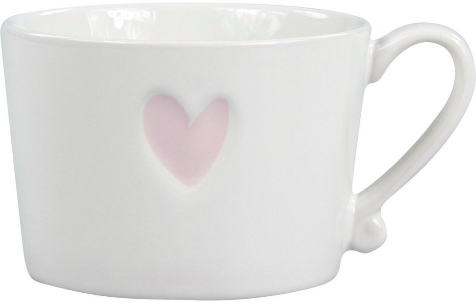 Bastion Collections Кружка White Нeart Rose RJ/MUG HEART ROSE