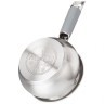 Ковш agness со стекл. крышкой серия apple 1,0 л. 14x7.5 см цвет: серый (937-360)