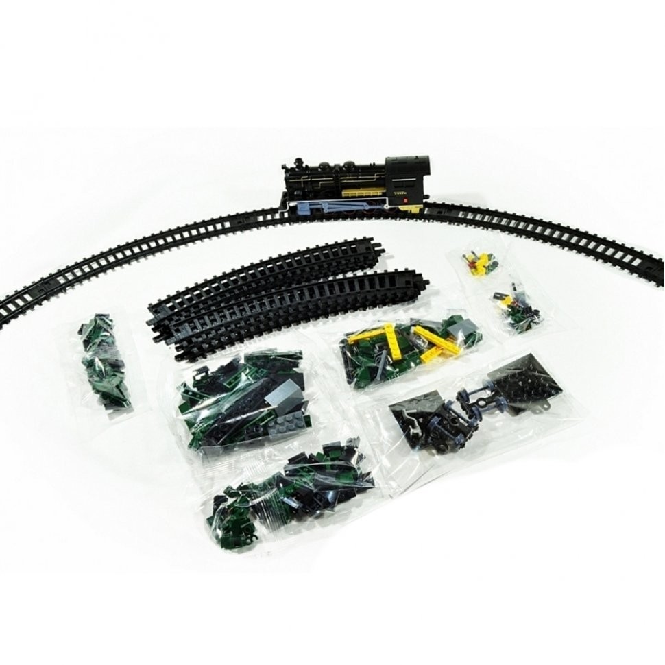 Железная дорога - конструктор Fenfa RailCar (350 деталей) (1608-1A)