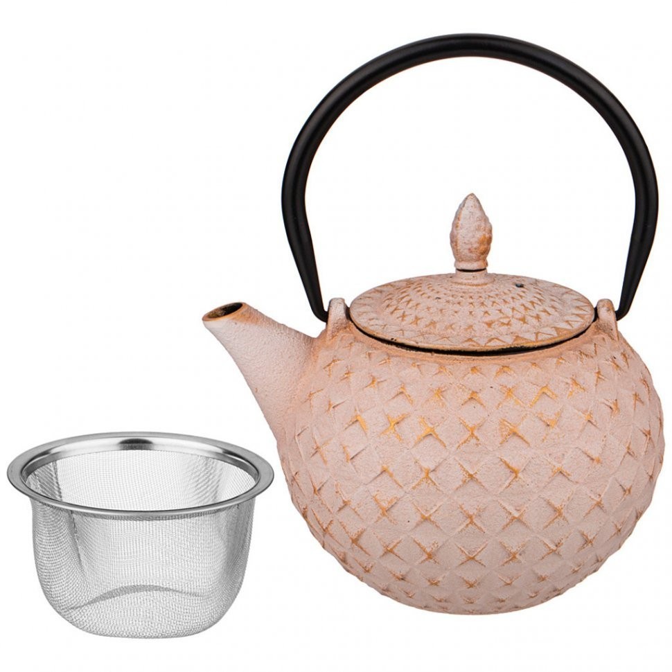 Заварочный чайник чугунный с эмалированным покрытием внутри 850 мл Lefard (734-079)