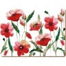 Creative Tops Набор из 6 подставок Watercolour Poppy 23х30 5176716