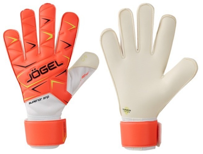 Перчатки вратарские JOGEL Legend SL3 Roll Flat, коралловый (2119283)