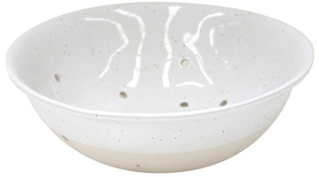 Дуршлаг FA562-WHI(LSD241-02113U), 23,8 см, керамика, white, CASAFINA BY COSTA NOVA