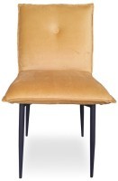 Стул Дуакс SC-3060HQ/CW260-16, 7, каркас металл, обивка бархат, CW260-16 warm yellow, ROOMERS FURNITURE