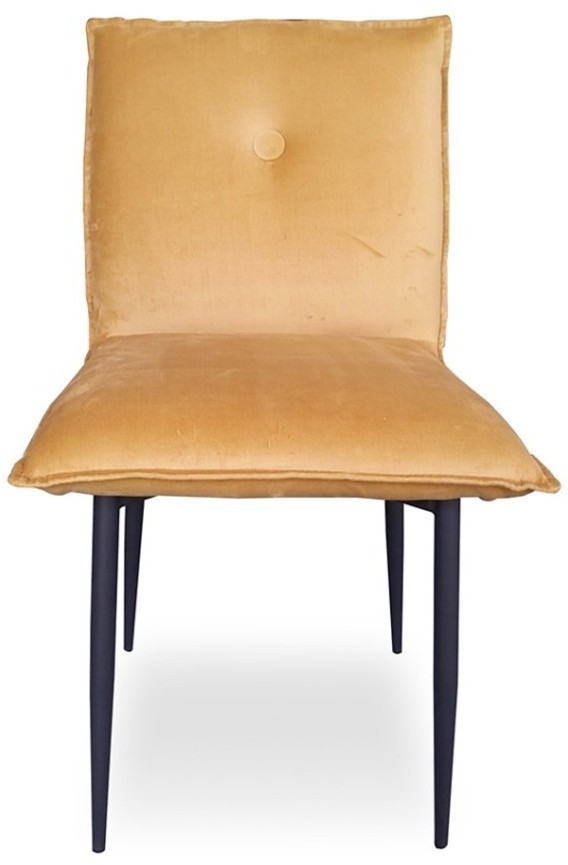 Стул Дуакс SC-3060HQ/CW260-16, 7, каркас металл, обивка бархат, CW260-16 warm yellow, ROOMERS FURNITURE