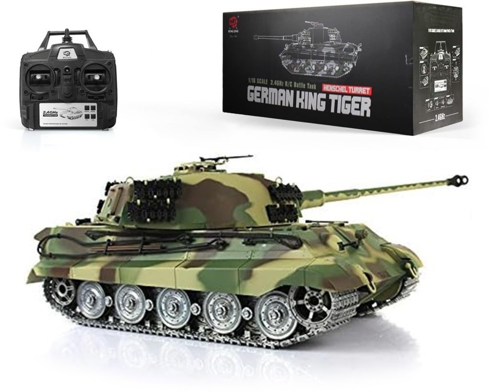 Радиоуправляемый танк Heng Long King Tiger PRO version V7.0 масштаб 1:16 2.4G (HL-3888A-1PRO-V7)