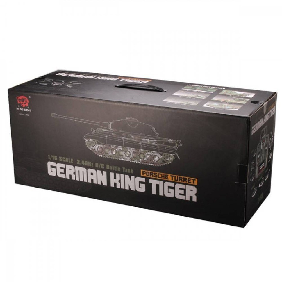 Радиоуправляемый танк Heng Long King Tiger PRO version V7.0 масштаб 1:16 2.4G (HL-3888A-1PRO-V7)