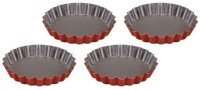Формы для выпекания тарталеток красные 4шт. Guardini 51204HV