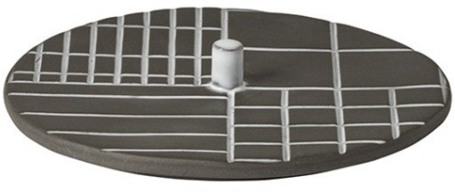 Тарелка 1POD161-WHI(1POD161-01617G), 15,5 см, керамика, white/grey, Costa Nova