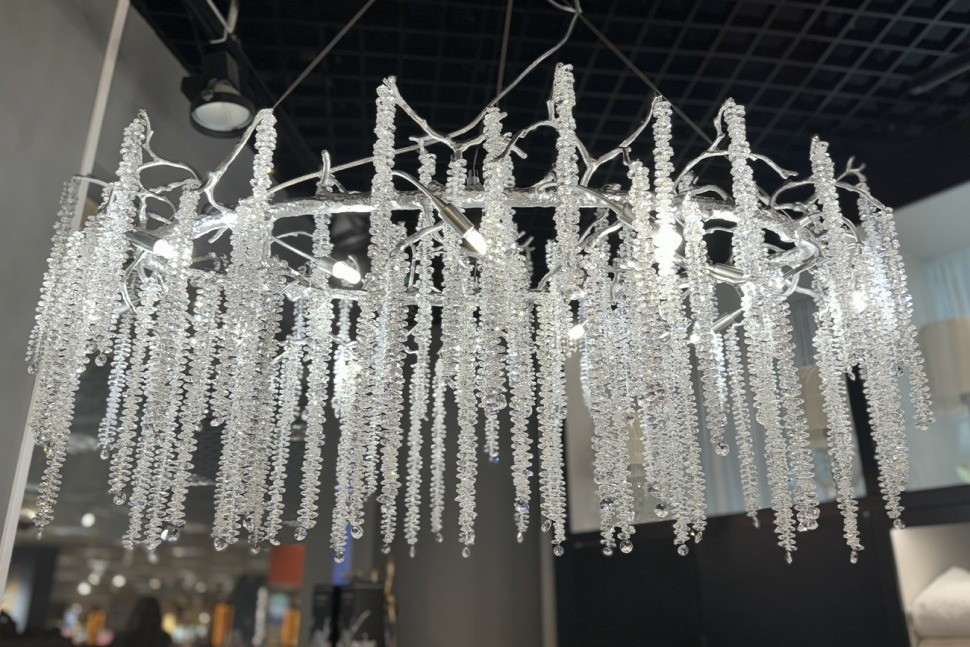 Люстра 120*45см, металл цвет серебро (TT-00012987)