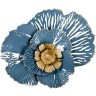 Декор настенный"Цветок"золотисто-голубой 38,1*50,8*8,3 (TT-00001944)