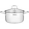 Кастрюля korkmaz perla со стекл. крышкой 20х11см / 3,5л (902-016)