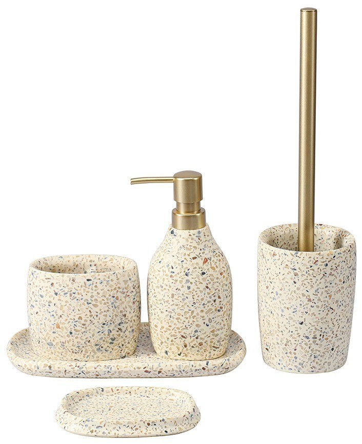 Подставка для ванных принадлежностей mosaic, светло-бежевая (78877)