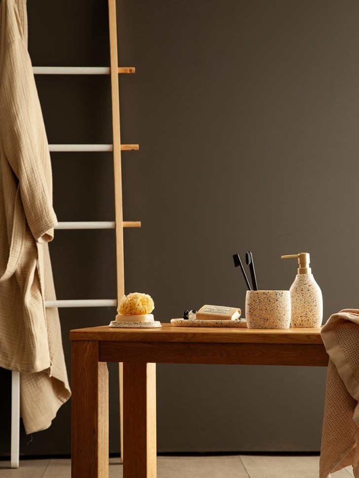 Подставка для ванных принадлежностей mosaic, светло-бежевая (78877)