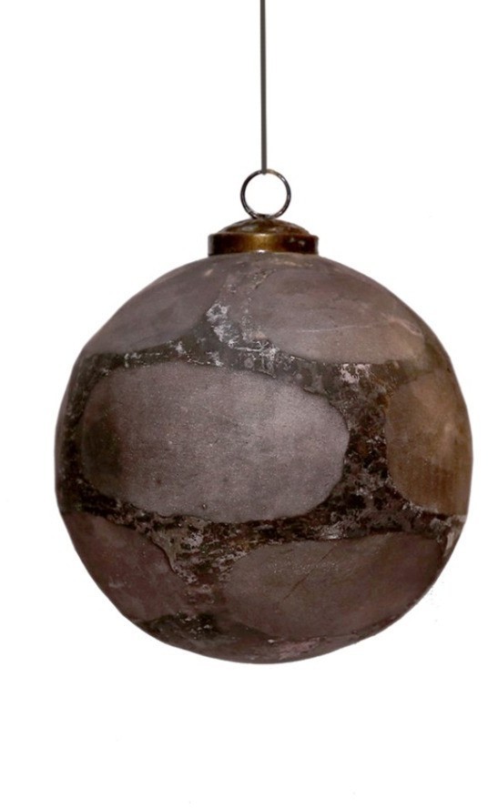 Новогодняя игрушка G19523, 13, стекло, silver, ROOMERS FURNITURE