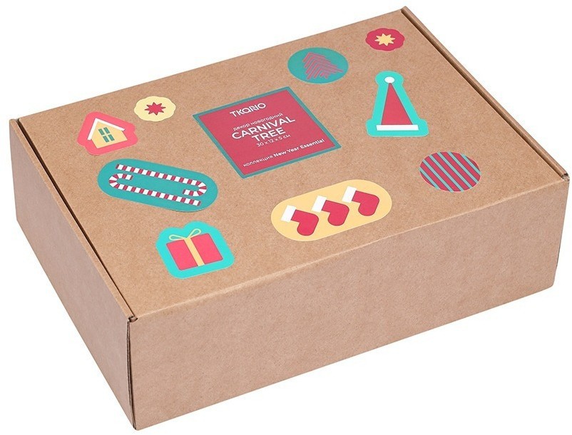 Декор новогодний carnival tree из коллекции new year essential, 30 см (79897)