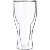 Стакан с двойными стенками &quot;double-wall&quot; 380 мл. диаметр=8,5 см. высота=17,5 см Agness (250-107)