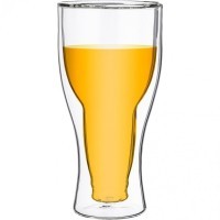 Стакан с двойными стенками &quot;double-wall&quot; 380 мл. диаметр=8,5 см. высота=17,5 см Agness (250-107)