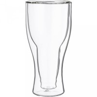 Стакан с двойными стенками &quot;double-wall&quot; 380 мл. диаметр=8,5 см. высота=17,5 см Agness (250-107)