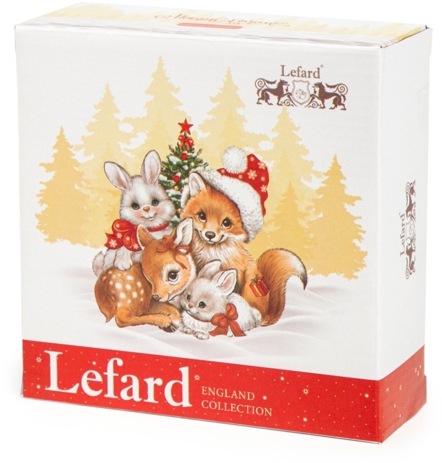 Салатник lefard "елка" 15,5*15,5*5 см 600 мл красный (85-1762-1)