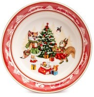 Салатник lefard &quot;елка&quot; 15,5*15,5*5 см 600 мл красный (85-1762-1)