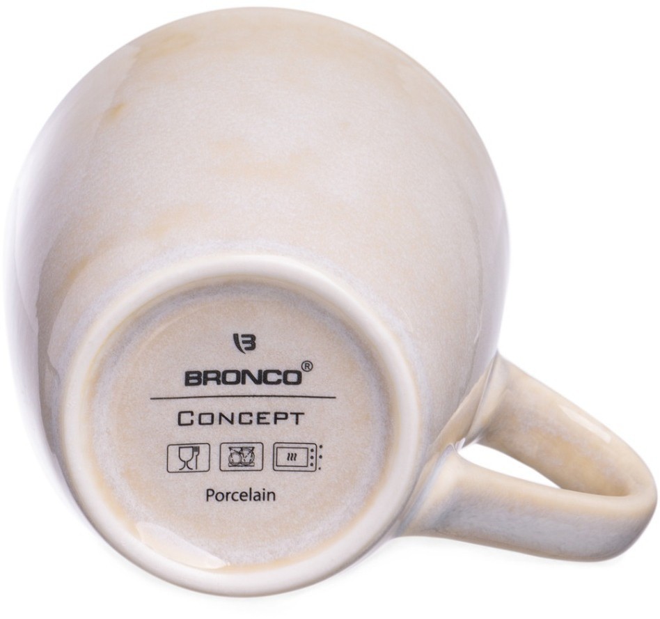 Набор кружек bronco "concept" 4 шт. 355 мл бежевый (576-1017)