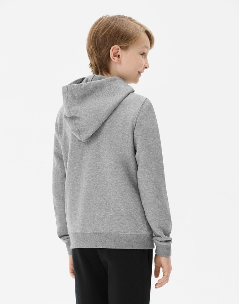 Худи JOGEL ESSENTIAL Cotton Hoodie, серый меланж, детский (2121842)