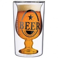 Стакан с двойными стенками &quot;double-wall&quot; 320 мл. диаметр=8,5 см. высота=14,5 см. Agness (250-114)