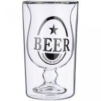 Стакан с двойными стенками &quot;double-wall&quot; 320 мл. диаметр=8,5 см. высота=14,5 см. Agness (250-114)