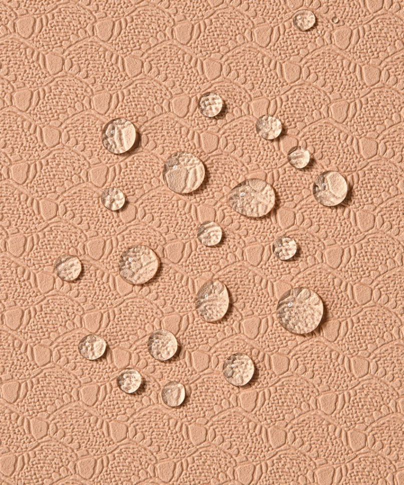 Коврик для йоги и фитнеса STARFIT FM-201, TPE, 183x61x0,4 см, персиковый/серый (2108059)