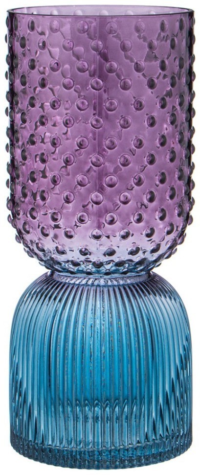 Ваза "art" violet/blue диаметр 13см высота 30см Lefard (182-1048)