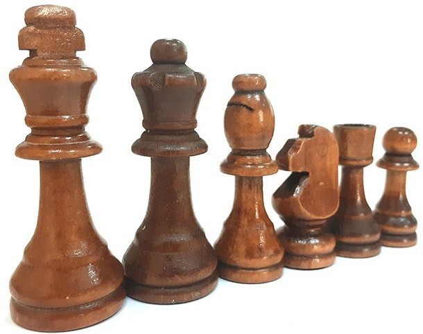 Шахматные фигуры деревянные с подложкой Partida 8,9 см (64041)