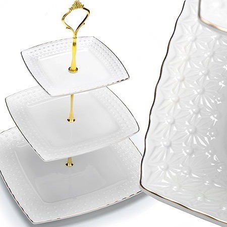 Конфетница трехярусная LORAINE (26512)