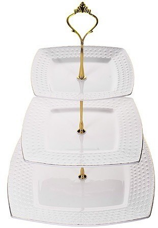 Конфетница трехярусная LORAINE (26512)