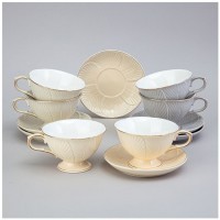 Чайный набор lefard &quot;top style&quot; на 6 пер. 12 пр. 250 мл (42-554)