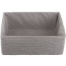 Корзина для хранения lian, 26х16х10 см, светло-серая (74854)