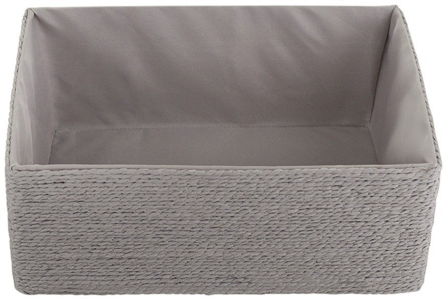 Корзина для хранения lian, 26х16х10 см, светло-серая (74854)