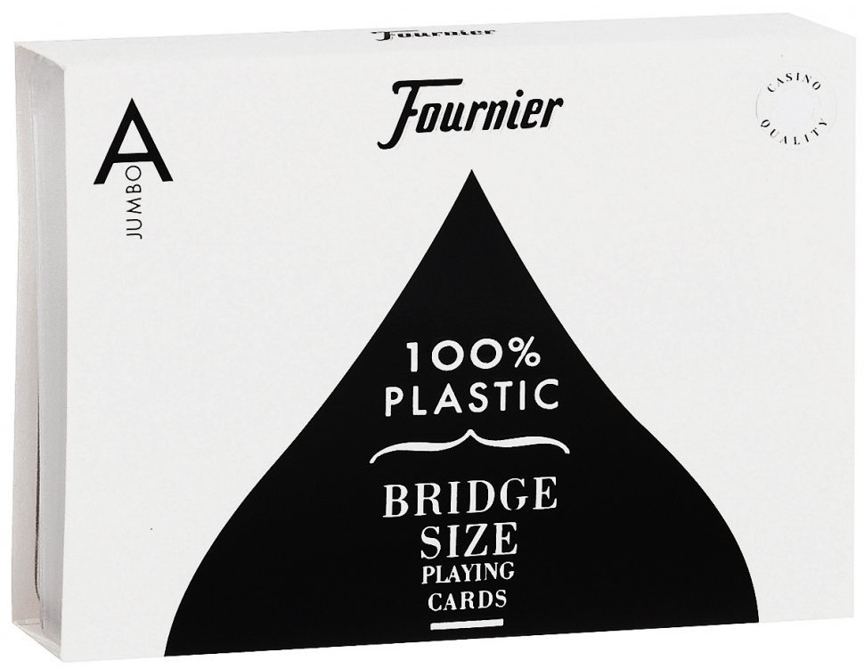 Карты "Fournier №2826 (2 Jumbo Index) - Bridge Twin plastik case" (47038)