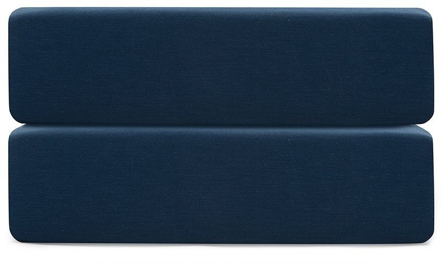 Простыня на резинке темно-синего цвета из коллекции essential, 180х200х30 см (73742)