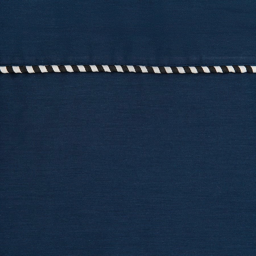 Простыня на резинке темно-синего цвета из коллекции essential, 180х200х30 см (73742)